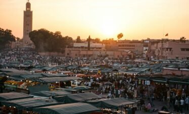 wide-angle photography of people gathering near outdoor during daytime