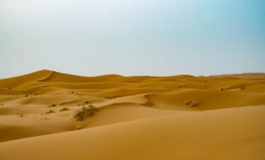 brown sand under blue sky during daytime