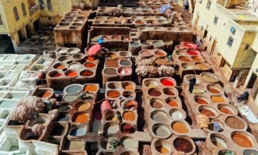 aerial view of washing area