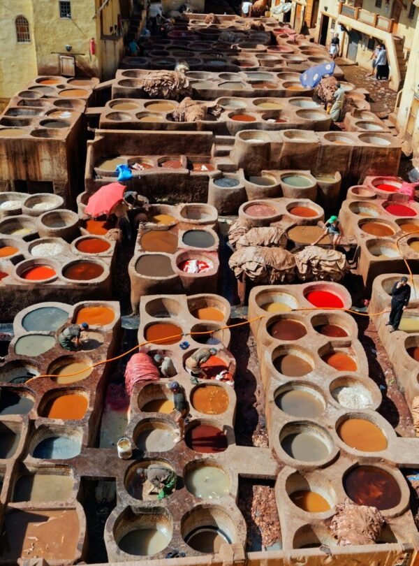 aerial view of washing area